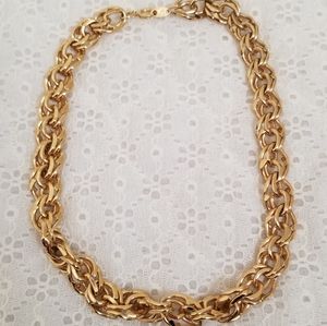 Trifari gold-tone necklace 17 inches long